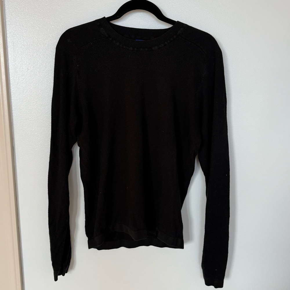 Kit and Ace Men's Black Crewneck Sweater